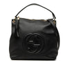Secondhand Gucci Large Pebbled Calfskin Soho Convertible Hobo