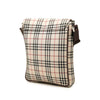 Burberry House Check Canvas Flap Crossbody Secondhand