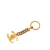 Chanel CC Gold Plated Turnlock Key Chain Secondhand