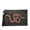 Gucci GG Supreme Kingsnake Clutch Secondhand
