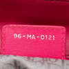 Dior Medium Lambskin Cannage Contrast Stitch Lady Dior Secondhand
