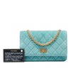Chanel Quilted Velvet Reissue 2.55 Wallet on Chain Secondhand