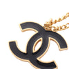 Chanel CC Enamel and Gold Plated Pendant Necklace Secondhand