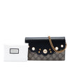 Gucci GG Supreme Peony Pearly Wallet On Chain Secondhand