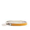 Hermès Leather Kelly Cadena Lock Bangle Bracelet Secondhand