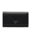 Saffiano Flap Continental Wallet - '10s Second-hand