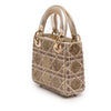 Dior Micro Metallic Calfskin Cannage Beaded Lady Dior Secondhand