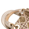 Dior Micro Metallic Calfskin Cannage Beaded Lady Dior Secondhand