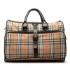 Burberry Haymarket Check Canvas Travel Bag Secondhand