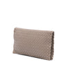 Bottega Veneta Nappa Intrecciato Turn Lock Clutch Secondhand