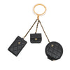 Chanel Lambskin Pearl Crown CC Wristlet Multi Pouches Secondhand