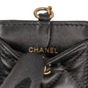 Chanel Lambskin Pearl Crown CC Wristlet Multi Pouches Secondhand