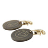 Hermès Gold Plated Horn Faites Vos Jeux Push Back Earrings Secondhand