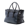 Prada Bicolor Glace Calf Sound Lock Satchel Secondhand
