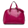 Secondhand Gucci Medium Microguccissima Patent Nice Dome Satchel