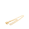 Chanel CC Gold Plated Quilted Pendant Necklace Secondhand