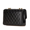 Chanel Medium CC Quilted Lambskin Border Single Flap Secondhand