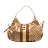 Gucci GG Crystal Horsebit Web Shoulder Bag Secondhand