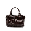 Burberry Large Quilted Patent Beaton Tote Secondhand
