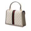 Gucci Small GG Canvas Web Ophidia Top Handle Flap Secondhand