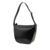 Burberry House Check Trimmed Leather Shoulder Bag Secondhand