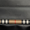 Burberry House Check Trimmed Leather Shoulder Bag Secondhand