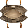 Gucci Medium Calfskin Bamboo Shopper Satchel Secondhand