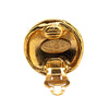 Secondhand Chanel Gold Plated CC Round Clip On Earrings