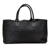 Bottega Veneta Medium Lambskin Intreccio Cabat Tote Secondhand