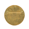 Chanel CC Gold Plated Medallion Brooch Secondhand