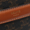 Celine Triomphe Coated Canvas Round Purse on Strap Secondhand