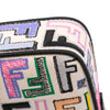 Fendi Chinese Valentines Day Mini Zucca Embroidered Canvas Baguette Satchel Secondhand