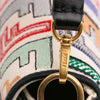Fendi Chinese Valentines Day Mini Zucca Embroidered Canvas Baguette Satchel Secondhand