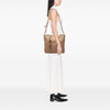 Prada Vitello Daino Front Zip Open Convertible Tote Secondhand