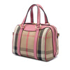 Burberry Small House Check Canvas Alchester Bowling Bag Secondhand