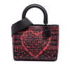 Dior Small Smooth Calfskin Painted Heart Clover Lady Dior Secondhand