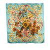 Chanel CC Floral Printed Silk Scarf Secondhand