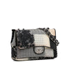 Chanel Jumbo PVC and Tweed Patchwork Single Flap Secondhand
