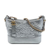 Chanel Small Metallic Calfskin CC Stitched Gabrielle Hobo Secondhand