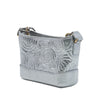 Chanel Small Metallic Calfskin CC Stitched Gabrielle Hobo Secondhand