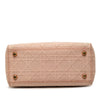 Dior Medium Embroidered Canvas Cannage Lady D Lite Secondhand