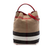 Burberry Medium Mega Check Canvas Ashby Bucket Bag Secondhand
