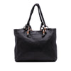 Gucci Large Pebbled Calfskin Bamboo Jungle Convertible Tote Secondhand