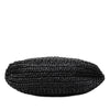 Prada Small Raffia Effect Crochet Embroidered Logo Tote Secondhand