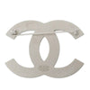 Chanel Enamel CC Striped Logo Brooch Secondhand
