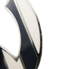 Chanel Enamel CC Striped Logo Brooch Secondhand