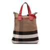 Burberry Mega Check Canvas Tottenham Brit Satchel Secondhand