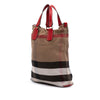 Burberry Mega Check Canvas Tottenham Brit Satchel Secondhand
