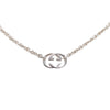 Gucci Sterling Silver Interlocking G Pendant Necklace Secondhand