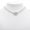 Gucci Sterling Silver Interlocking G Pendant Necklace Secondhand